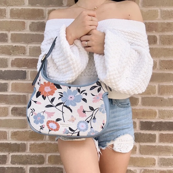 kate spade Handbags - Kate spade Penny Floral Jacquard Small Hobo Bag Crossbody Floral Garden